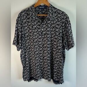 Polo Golf Ralph Lauren Paisley All Over Print Bandana Print Shirt Mens XXL VTG